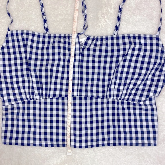 Abercrombie & Fitch Tie Front Poplin Cami Top - Picture 9 of 10